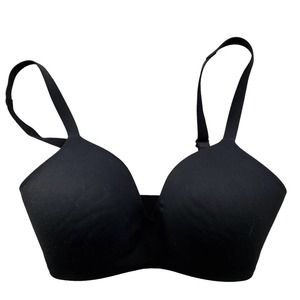 Wacoal How Perfect Wire Free T-Shirt Soft Cup Bra Black 32DD